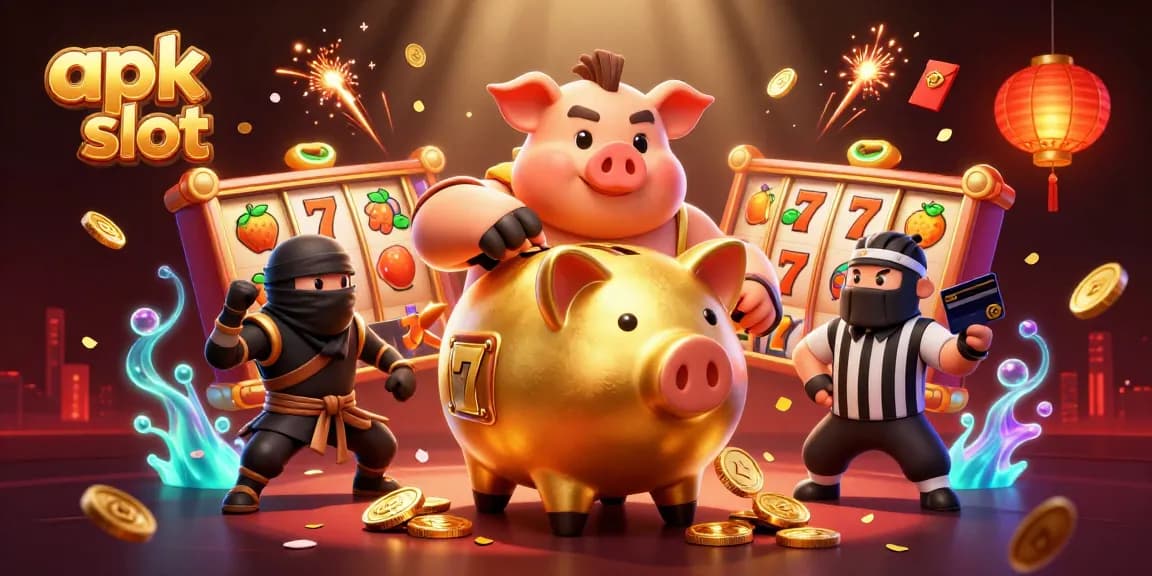 Pengenalan apk slot Gacor dengan ilustrasi karakter menarik dalam permainan slot yang menyentuh, mendemonstrasikan energinya.