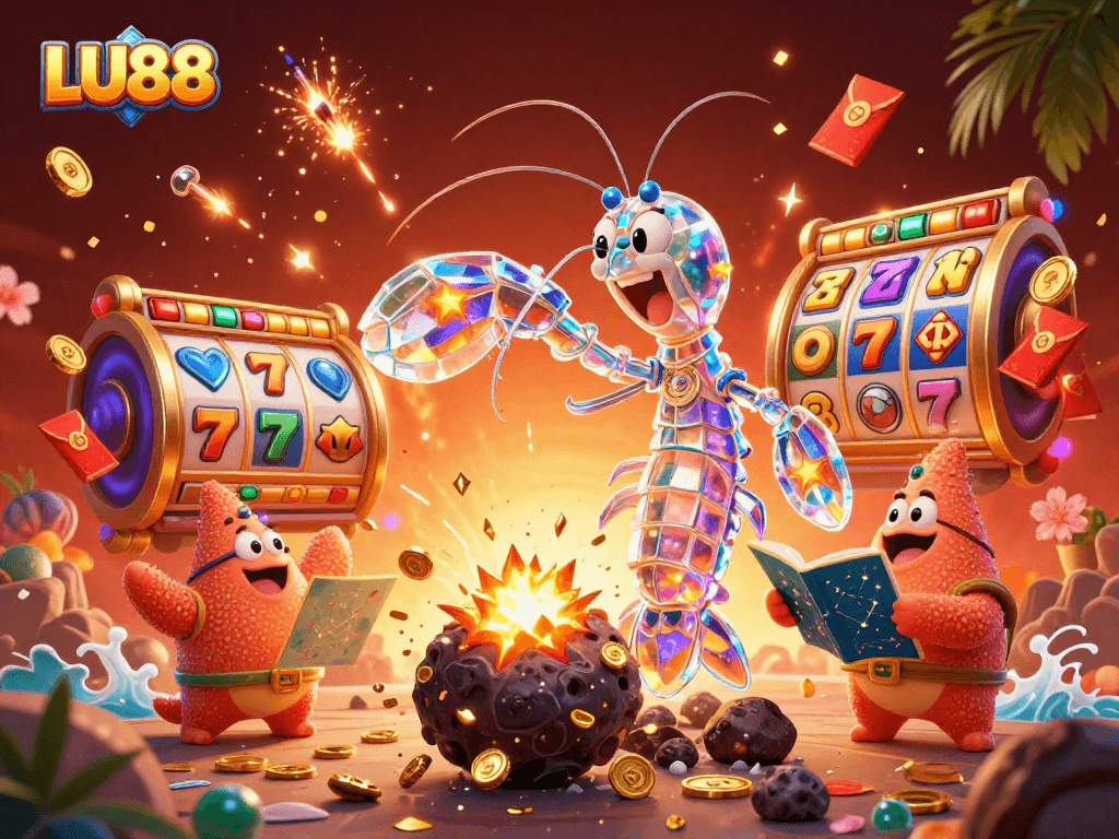 LU88 offers exhilarating slots and jackpots with vibrant characters and rich visuals at the casino.