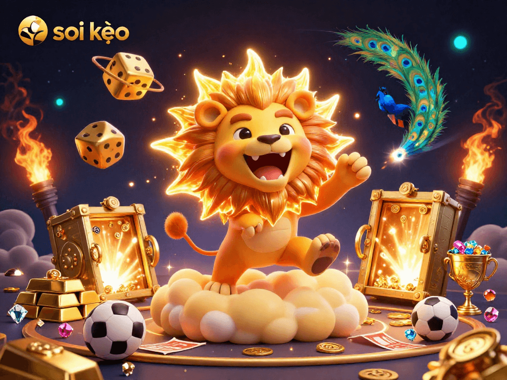 Experience the thrill of soi kèo sports betting with vibrant characters and dynamic elements.
