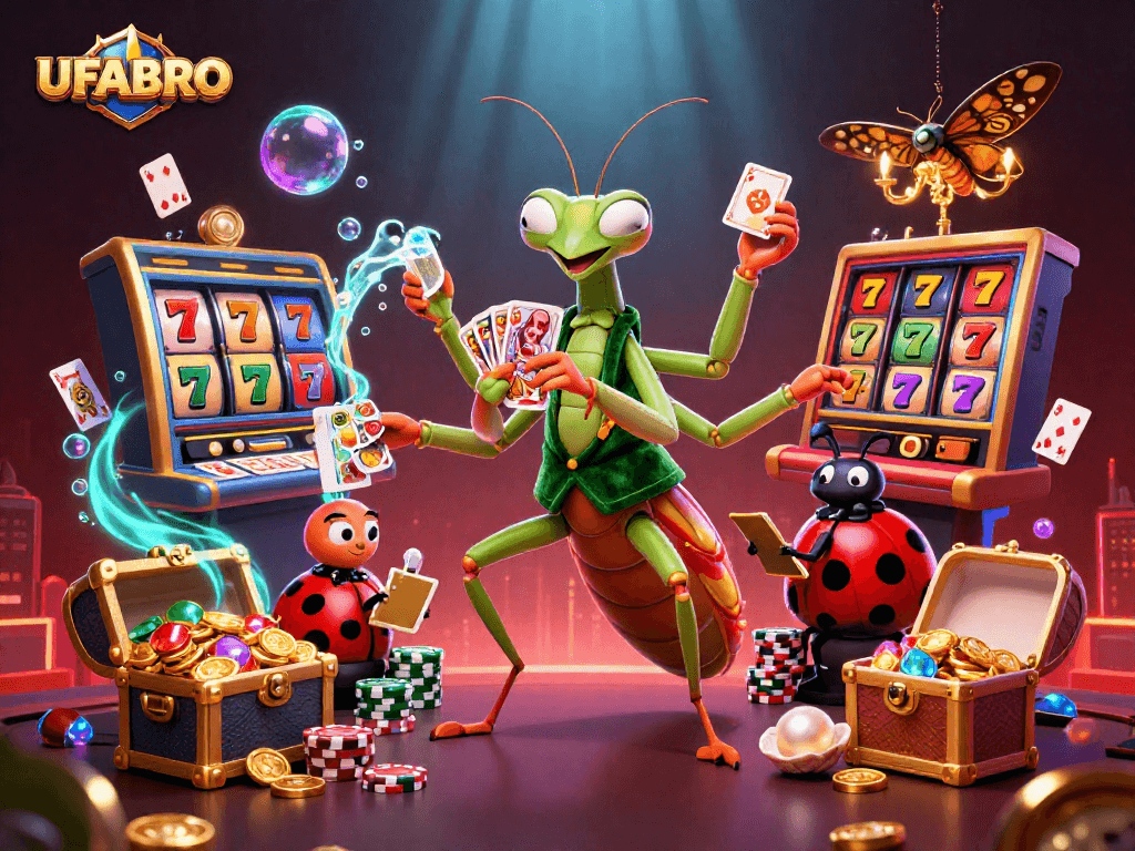 UFABRO elevates your gambling experience with vibrant slot games and dynamic characters.