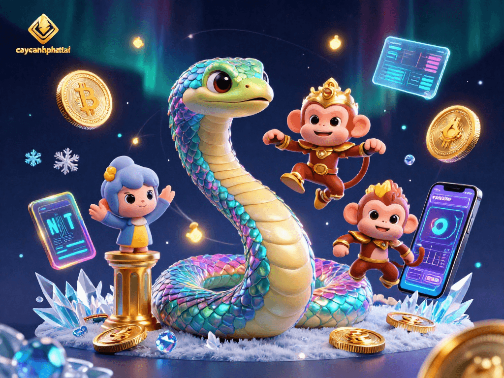 Caycanhphattai offers an engaging gaming experience with vibrant visuals and dynamic cryptocurrency elements.