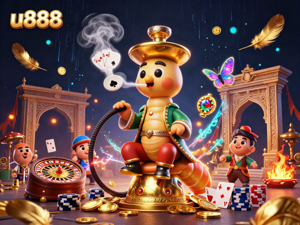 Engage in thrilling gameplay with U888's vibrant casino atmosphere and dynamic characters.