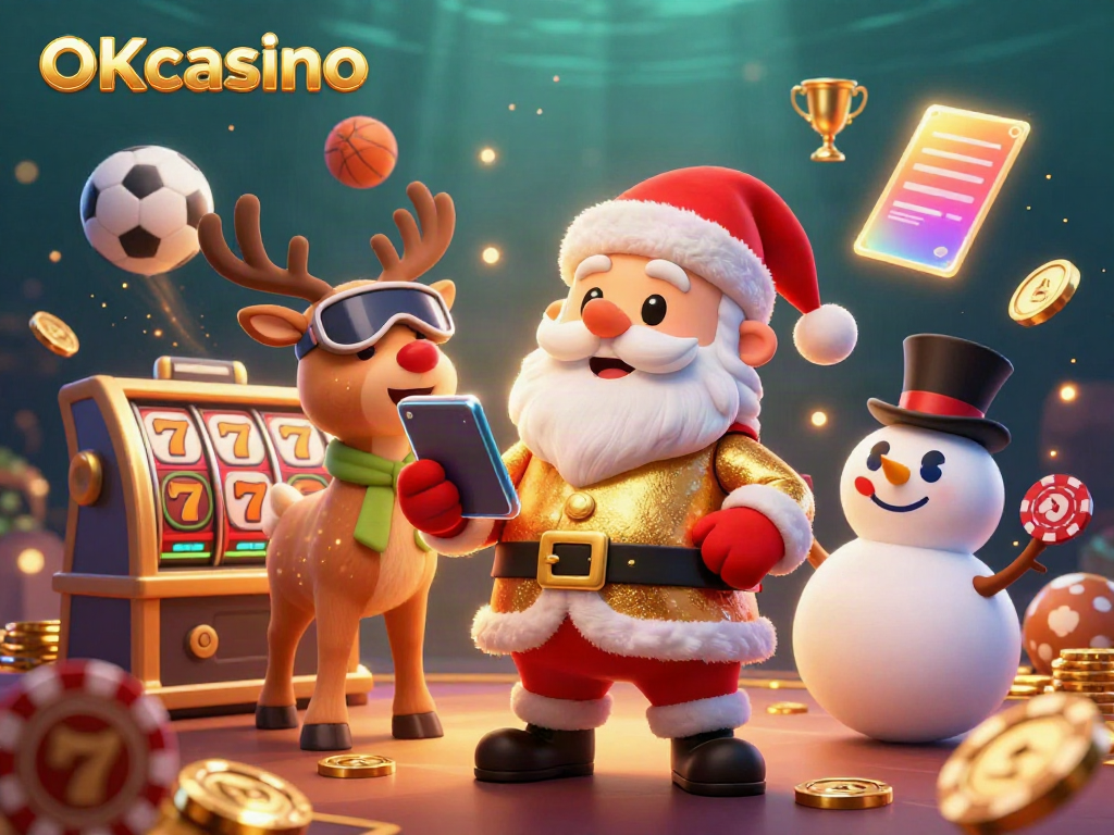 สัมผัสประสบการณ์คาสิโนกับ OKcasino ที่มีซานต้าและเพื่อนๆ ในเทศกาลสล็อต!