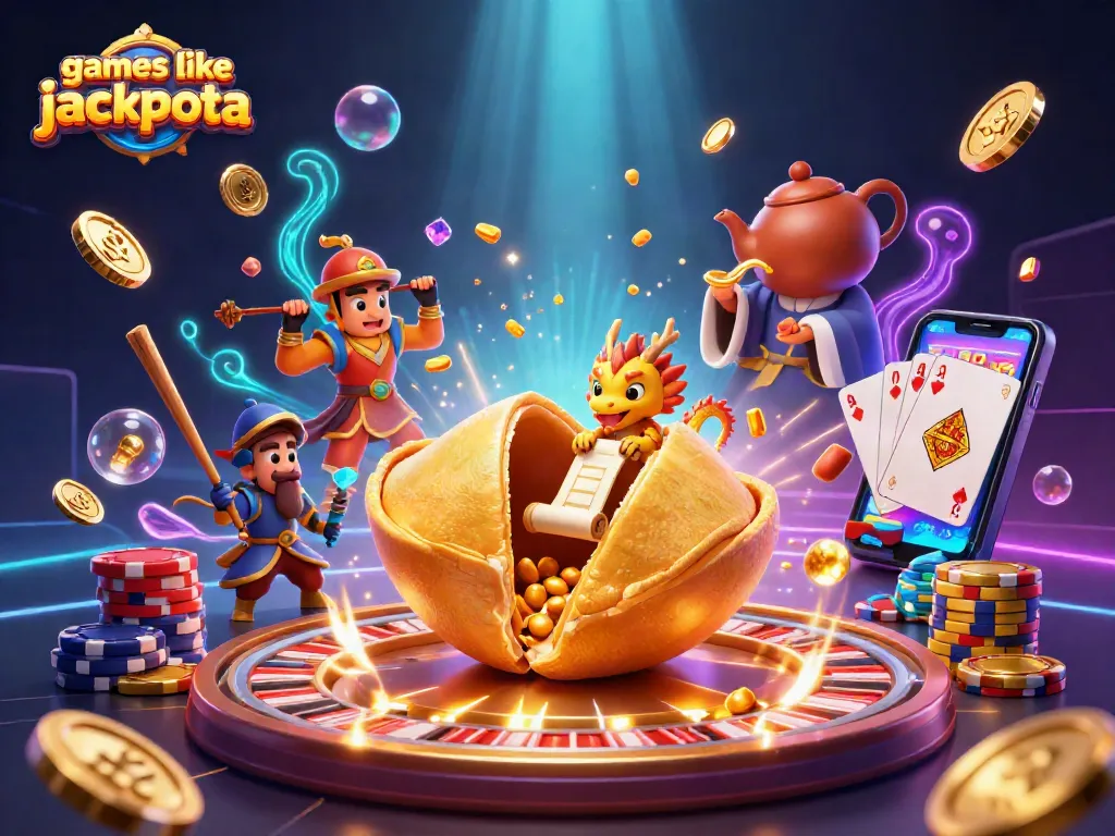 Play engaging casino games like jackpota with exciting visuals and interactive elements in this dynamic illustration.