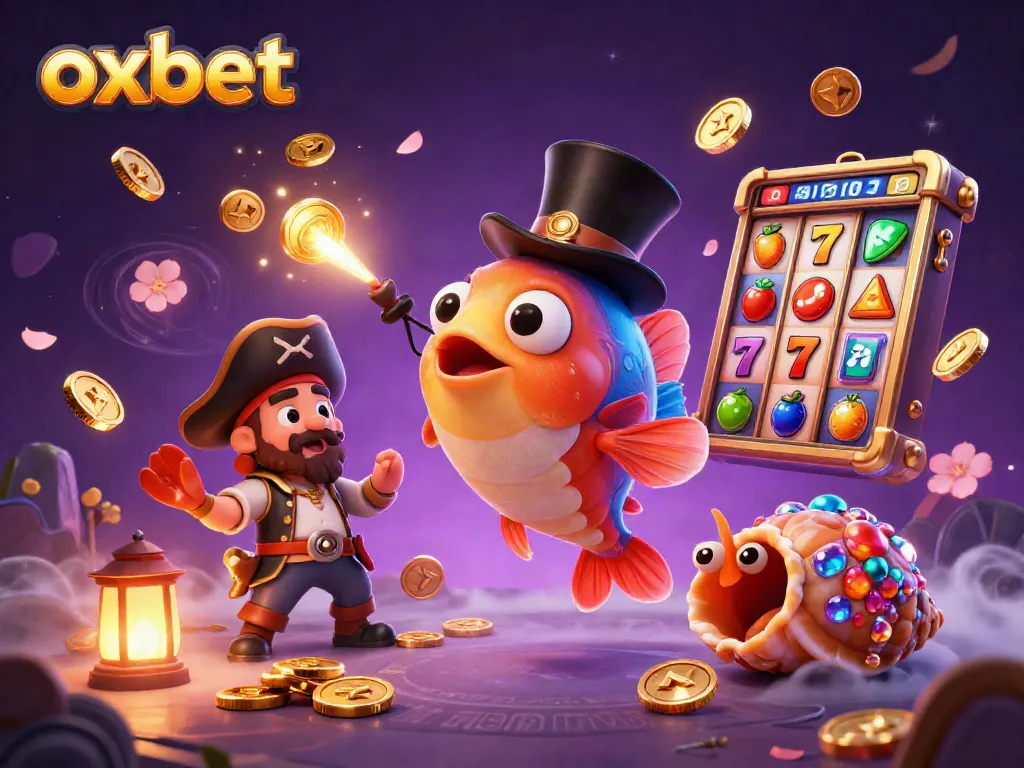 Hit the jackpot and win big with OXBET's vibrant online casino atmosphere featuring dynamic characters and thrilling game elements.