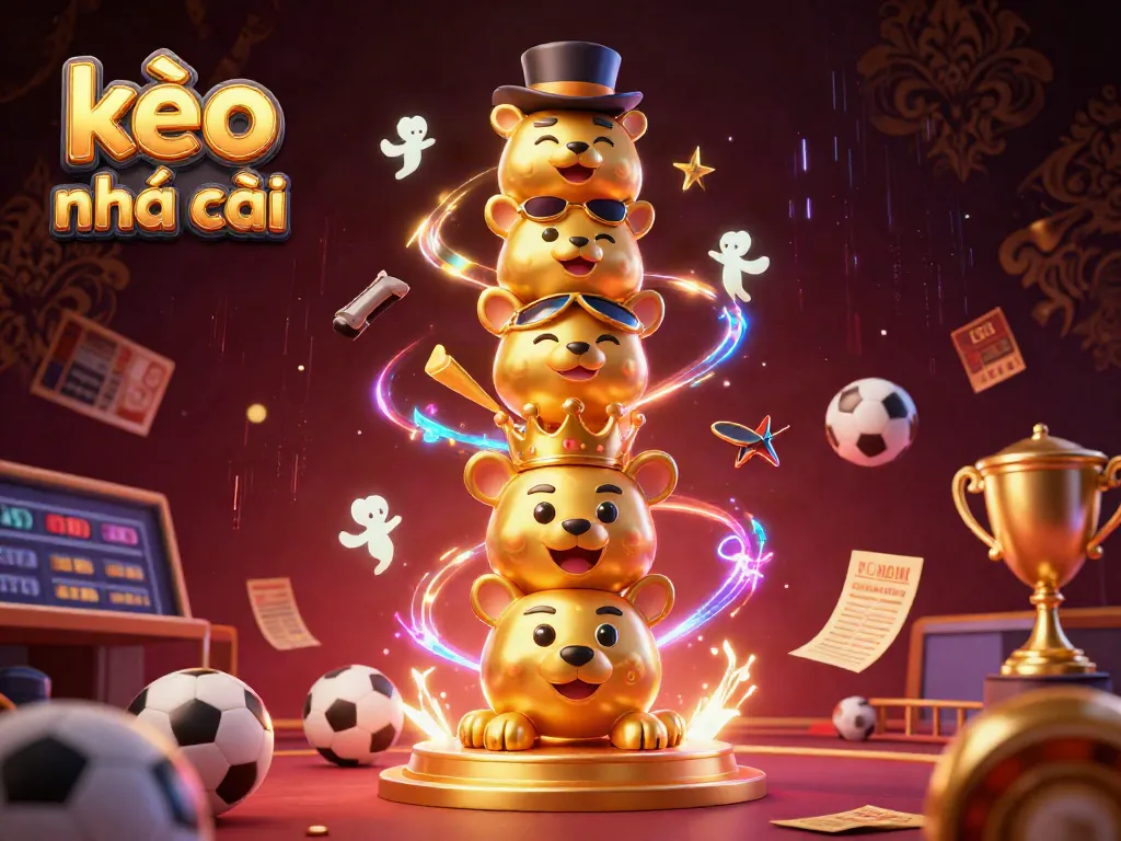 Engage with kèo nhà cái in a vibrant sports betting scene filled with dynamic elements and energetic visuals.