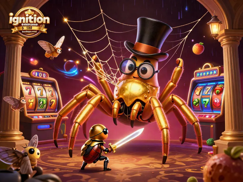 Engage with ignition casino $100 no deposit bonus codes featuring a dynamic casino-themed illustrational scene.