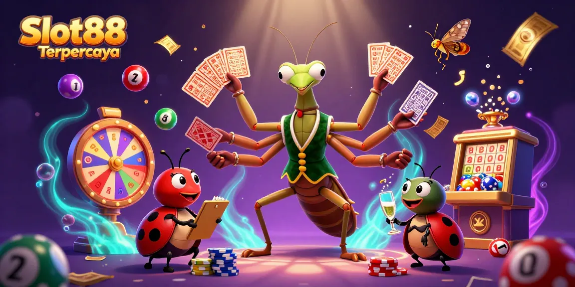 Experience the excitement of Slot88 Terpercaya with vibrant characters and dynamic gambling elements!