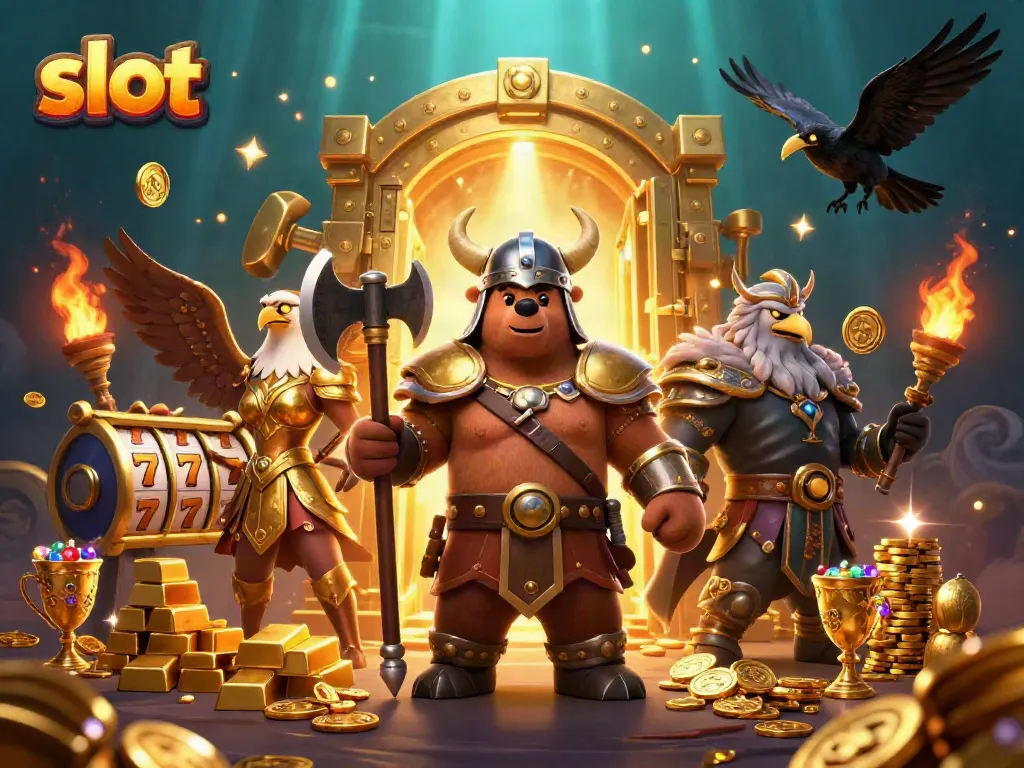 Engage with exciting slot adventures featuring Viking characters and treasure