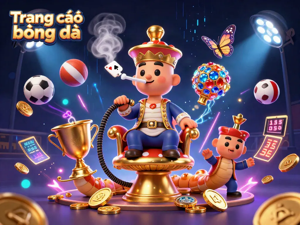 Engage in Trang cá độ bóng đá with an energetic 3D sports betting scene featuring dynamic elements.