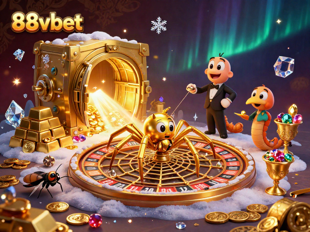 Spin the roulette with 88vbet as a golden spider weaves a web of winning bets.