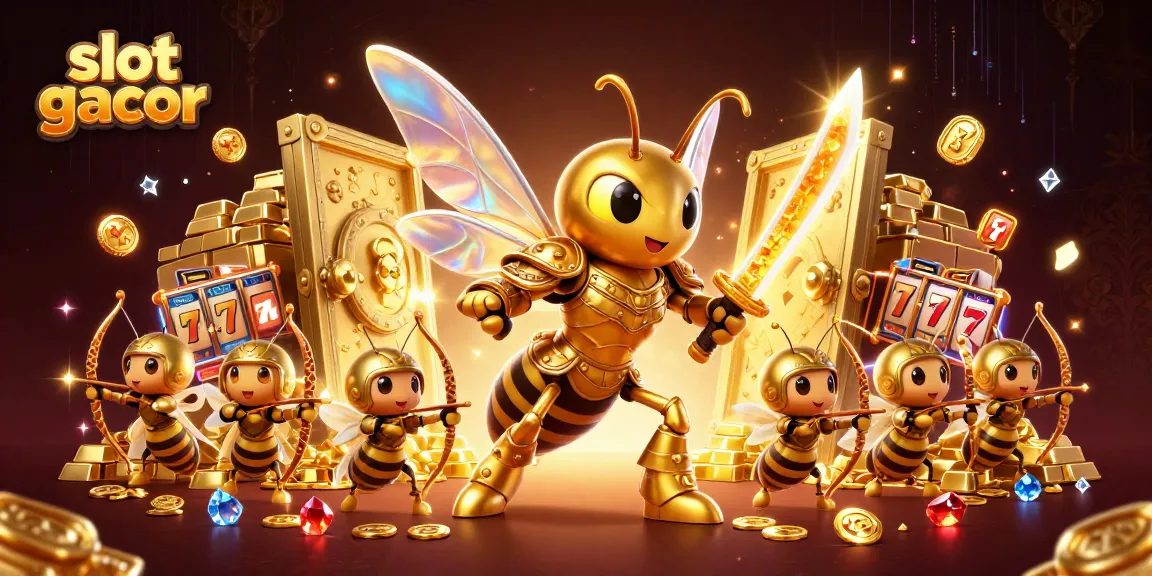 Menangkan permainan slot gacor dengan ilustrasi karakter unik dan elemen kasino yang menarik.