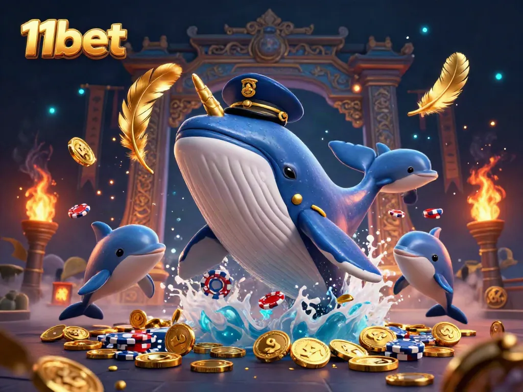 Experience thrilling gambling action with 11bet, featuring charming characters and dynamic elements.